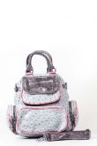BOLSA BRANCA COM CINZA
