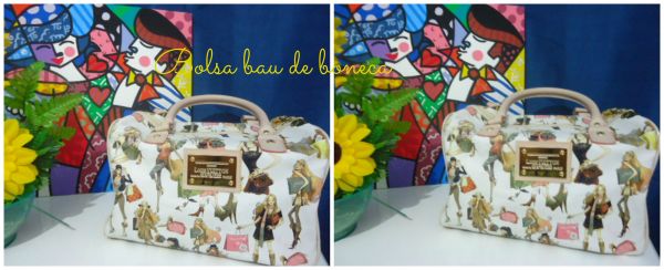 Bolsa bau boneca branca